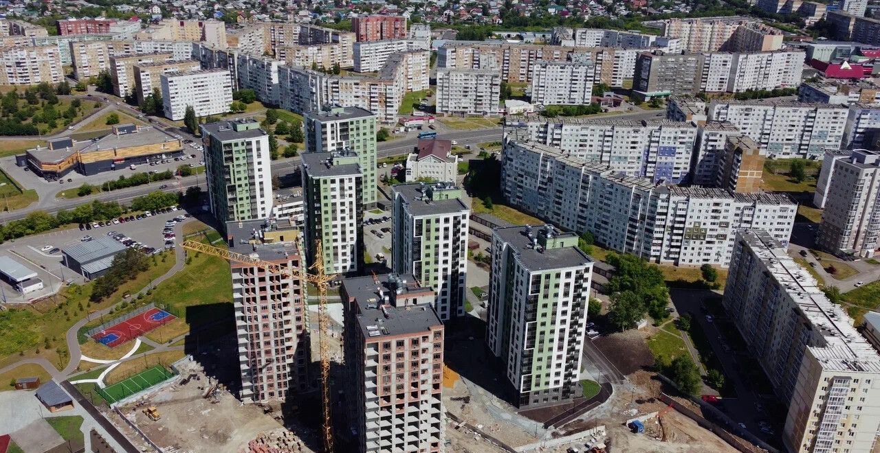 квартира г Кемерово р-н Заводский пр-кт Молодежный 3 ЖК Парковый блок-секции 3/3-3/4 фото 12