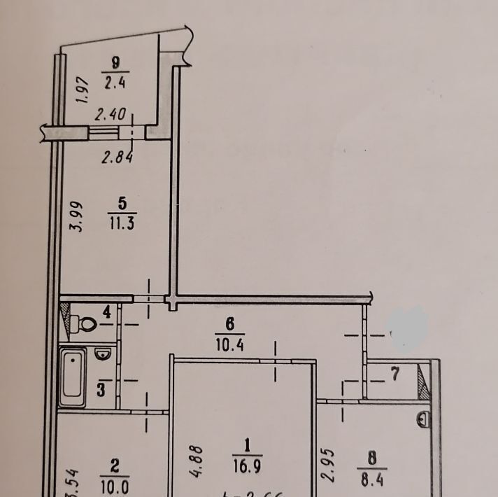 квартира г Омск р-н Центральный ул Омская 114 Центральный АО фото 15