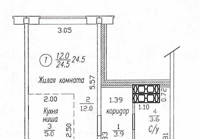 квартира г Киров р-н Первомайский микрорайон Коминтерновский ул Павла Корчагина 232 микрорайон «Озерки» фото 11