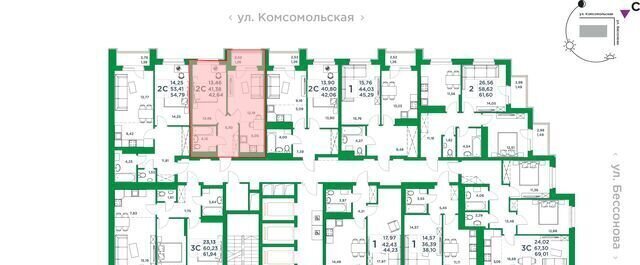 квартира г Уфа р-н Советский ул Комсомольская 8 ЖД «Сапфир» фото 2