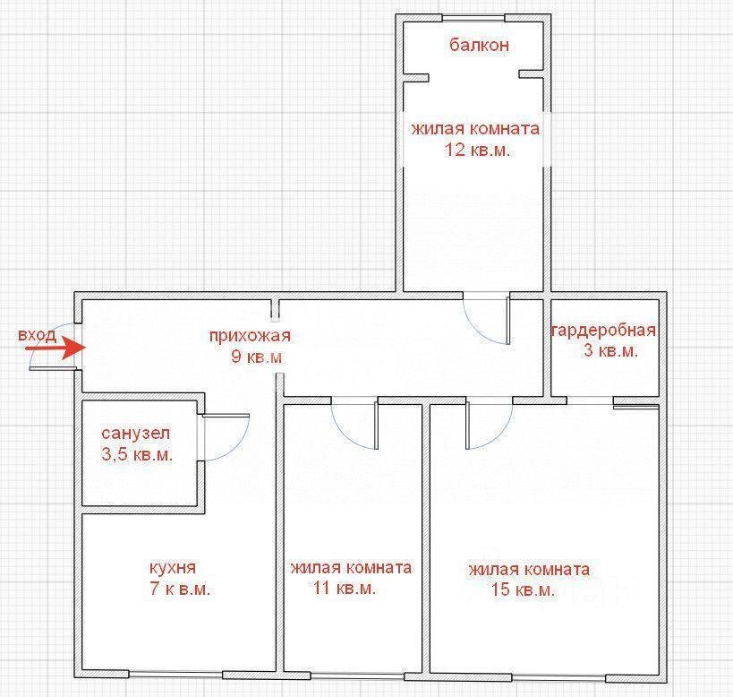 квартира г Краснодар р-н Центральный ул им. Хакурате 12 фото 2