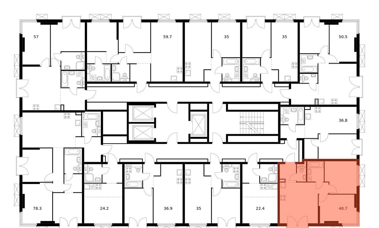 квартира г Москва метро Спартак ш Волоколамское 71 корп. 9 фото 2