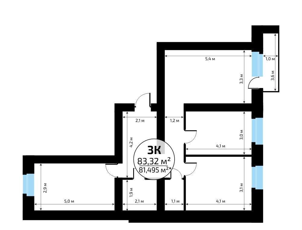 квартира г Самара п Мехзавод кв-л 1 р-н Красноглинский секц. 68-71 фото 2