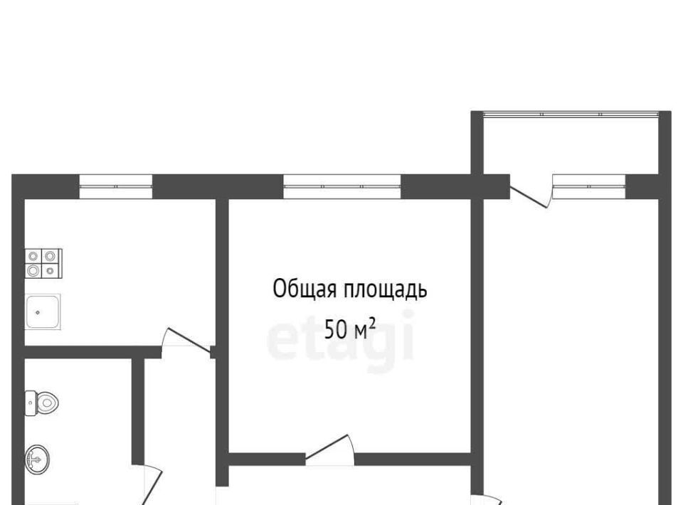 квартира г Барнаул р-н Индустриальный ул Антона Петрова 239 фото 14