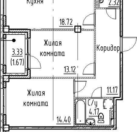 квартира г Кронштадт квартал «Кронфорт» Острова Беговая, Котлин фото 1