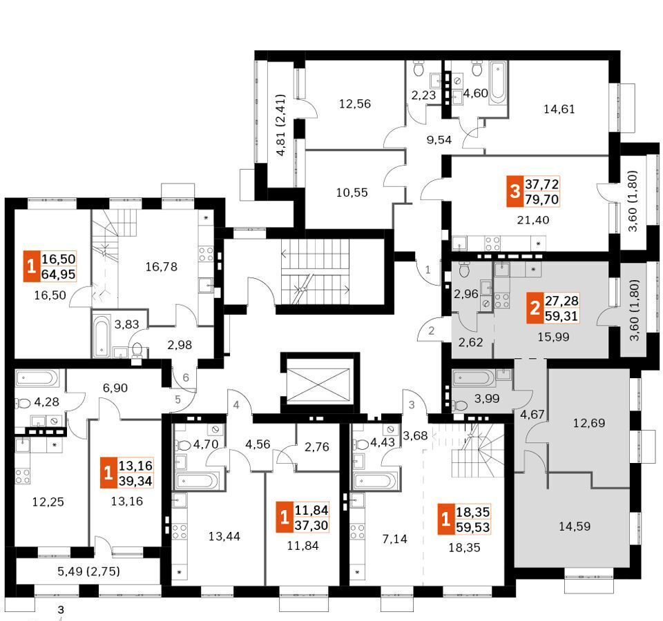 квартира Рассказовка, стр. 3Б, Краснознаменск, д. Митькино фото 2