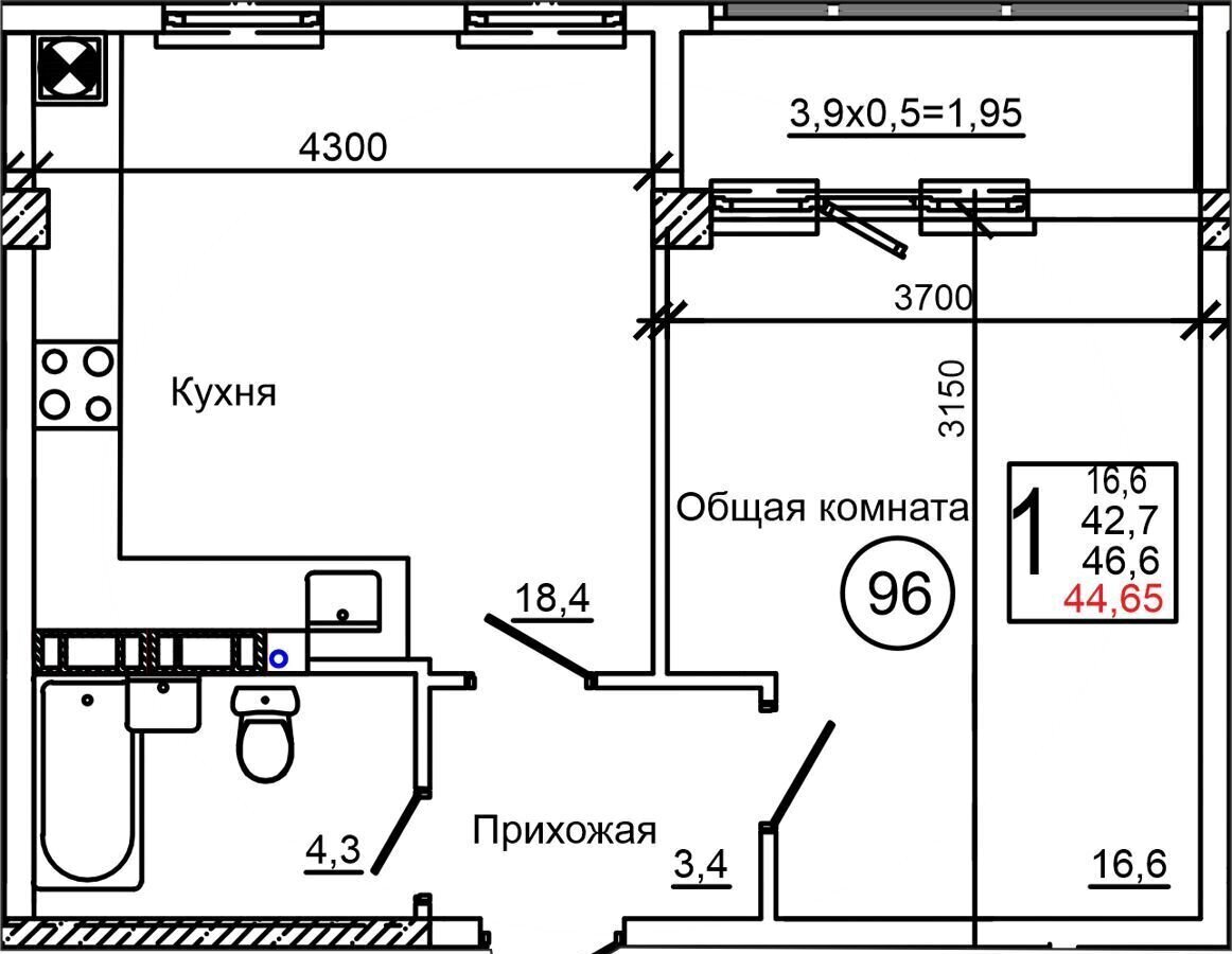 квартира р-н Симферопольский с Мирное ул Живописная 7 ЖК 5 элемент этап фото 1