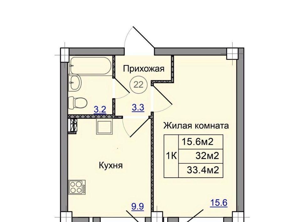 квартира р-н Псковский д Борисовичи ул Анатолия Слинина 2 Завеличенская волость фото 1