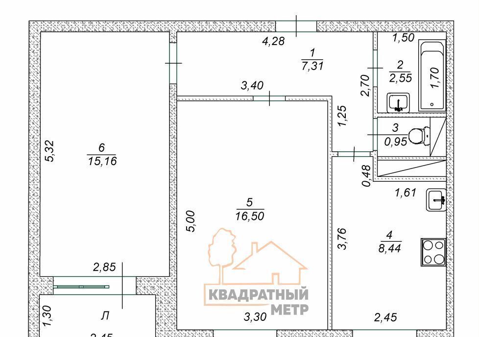 квартира г Димитровград ул Куйбышева 261 фото 10