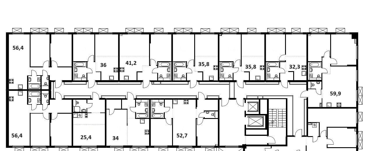 квартира г Красногорск п Ильинское-Усово ЖК Ильинские луга Опалиха, к 2. 9 фото 2