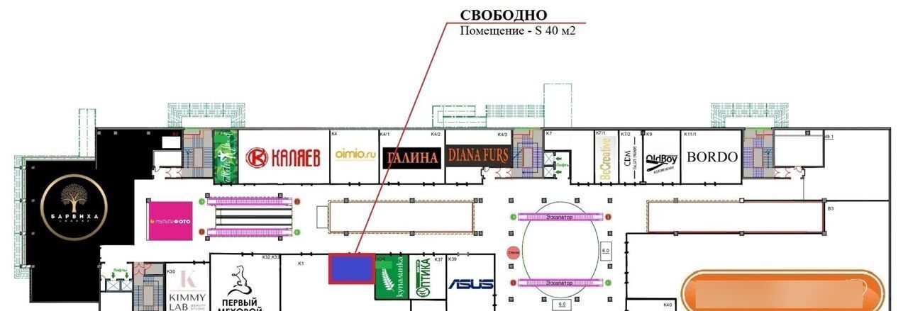 торговое помещение г Москва метро Коломенская пр-кт Андропова 22 муниципальный округ Нагатино-Садовники фото 1