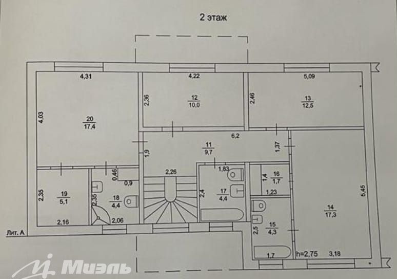 дом городской округ Дмитровский с Озерецкое б-р Мечта 5с/1 коттеджный посёлок Мечта, Лобня фото 38