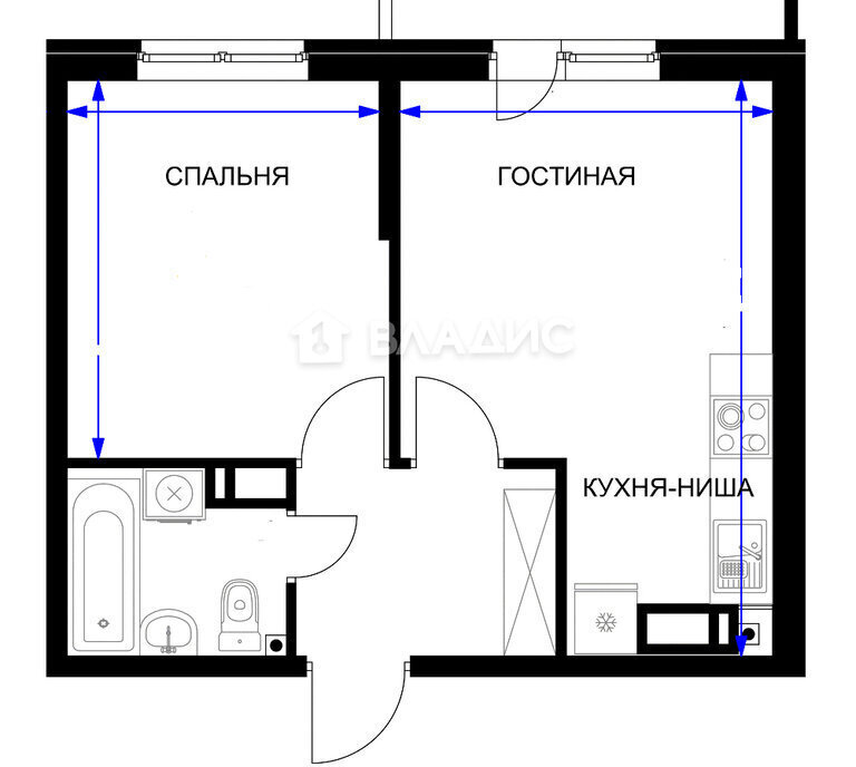 квартира г Краснодар р-н Прикубанский ул им. Героя Ростовского 8к/5 ЖК «Ракурс» фото 1