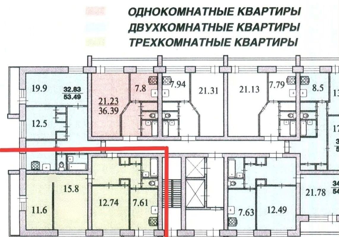 квартира г Санкт-Петербург метро Академическая р-н Пискарёвка ул Брюсовская 11к/2 фото 2