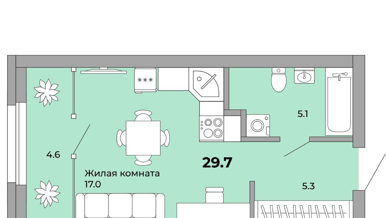 квартира г Екатеринбург р-н Орджоникидзевский Уралмаш ул Орловская фото 1