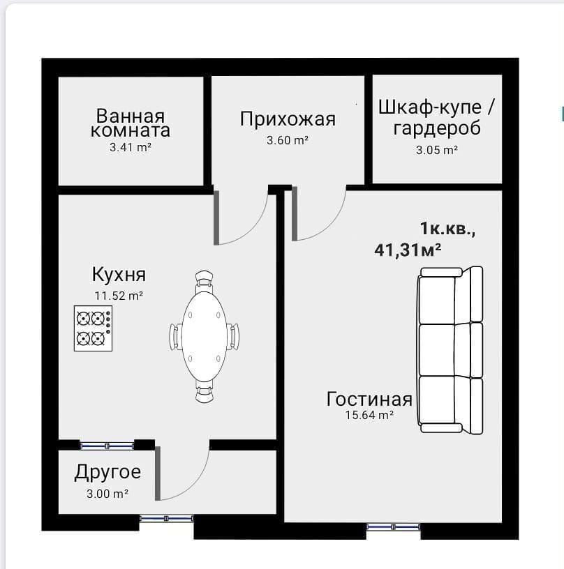 квартира г Нальчик Завокзальный ул Циолковского 7 фото 6