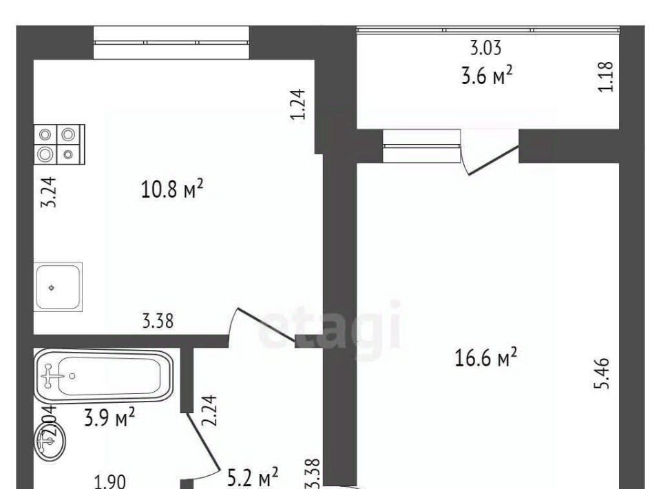 квартира г Оренбург р-н Дзержинский ул Терешковой 138/3 фото 21