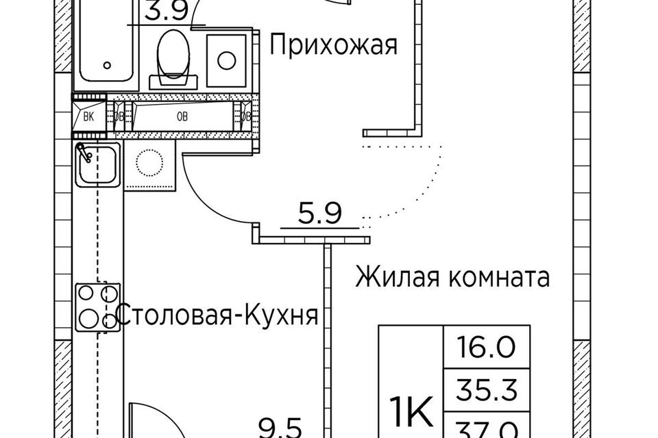 квартира г Владивосток р-н Ленинский ул Расула Гамзатова 7к/3 Владивостокский городской округ фото 1