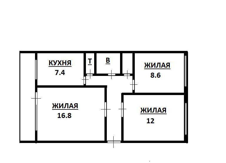 квартира г Орел р-н Заводской ул Комсомольская 245 фото 2