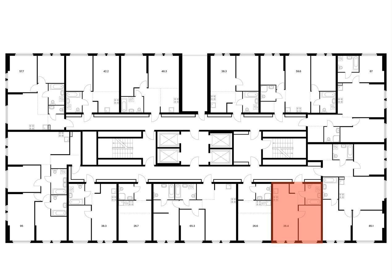 квартира г Москва метро Водный стадион б-р Кронштадтский корп. 1/3 фото 2