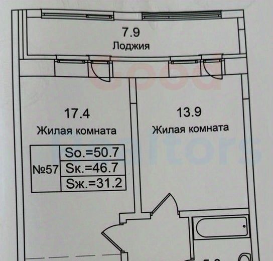 квартира городской округ Истра д Высоково ЖК «Малая Истра» 10 Нахабино фото 12