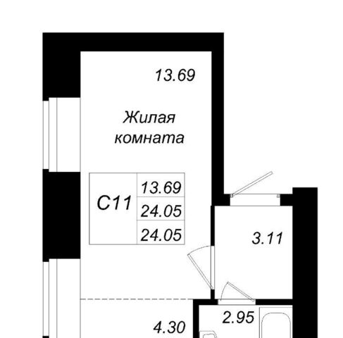 квартира с Осиново ЖК «Радужный-2» Осиновское с/пос, Авиастроительная, с 6 фото