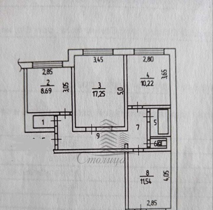 квартира г Старый Оскол Солнечный микрорайон 5А фото 19