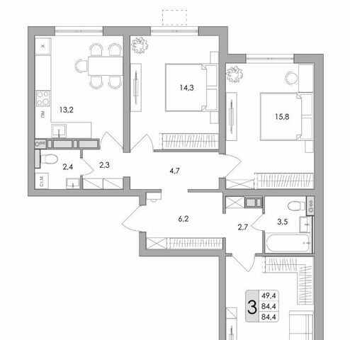 р-н Центральный ул Шишкова 140б/16 фото