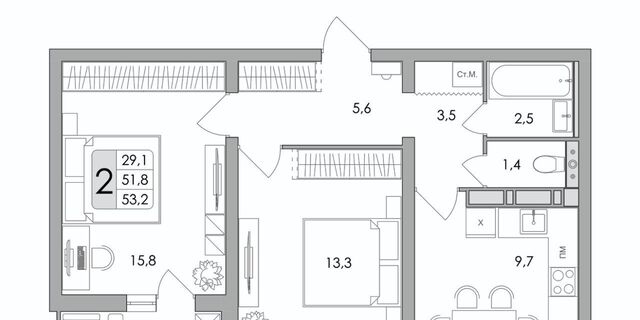 р-н Центральный ул Шишкова 140б/16 фото