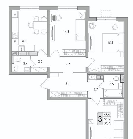 р-н Центральный ул Шишкова 140б/16 фото