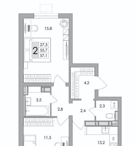 р-н Центральный ул Шишкова 140б/16 фото