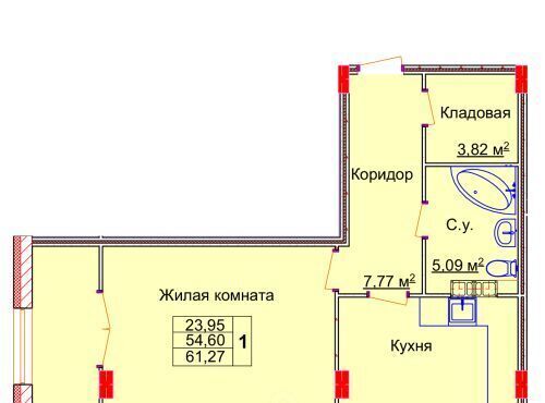 квартира г Иваново р-н Фрунзенский ул Лежневская 98 фото 1