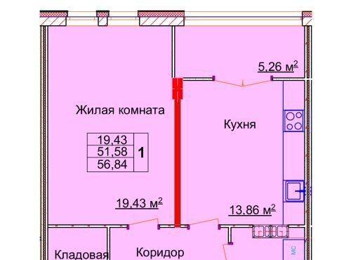 квартира г Иваново р-н Фрунзенский ул Лежневская 98 фото 1