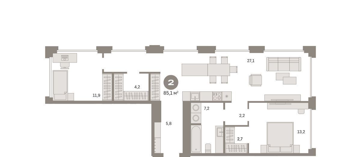 квартира г Москва ЮАО ул Дубининская 59к/2 фото 1