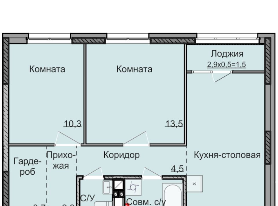 квартира г Ижевск р-н Ленинский Строитель ЖК «НЕО» жилрайон, 5-й мкр фото 1