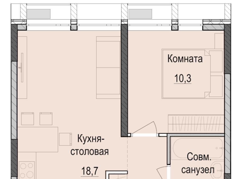 квартира г Казань р-н Приволжский Аметьево, Паркмаяк жилой комплекс фото 1