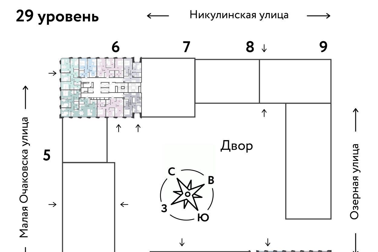 квартира г Москва метро Озерная ул Озёрная 42с/7 фото 2