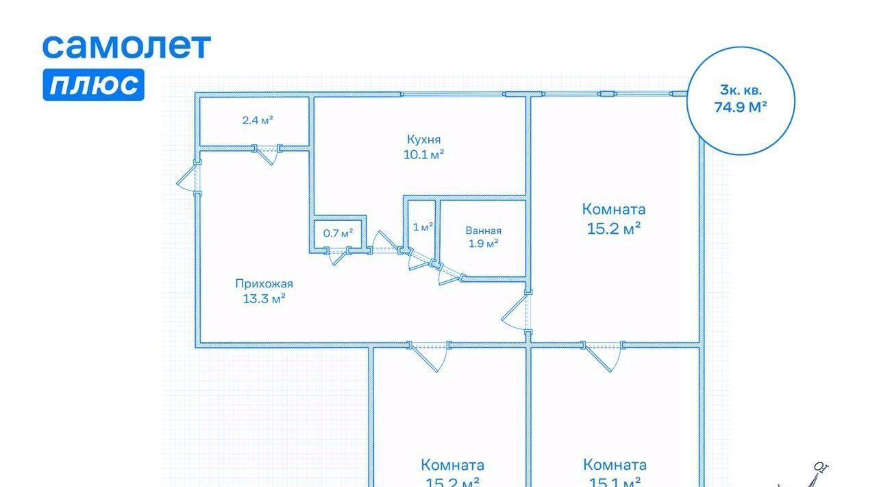 квартира г Санкт-Петербург метро Международная ул Будапештская 9к/1 фото 2