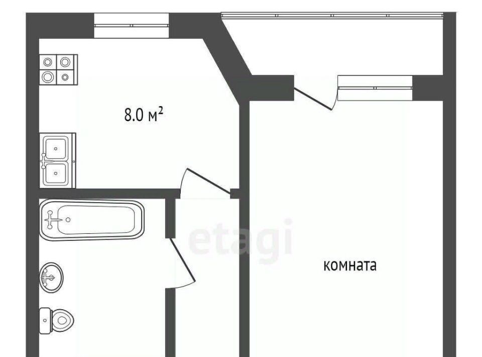 квартира г Пыть-Ях ул Романа Кузоваткина 16 фото 15