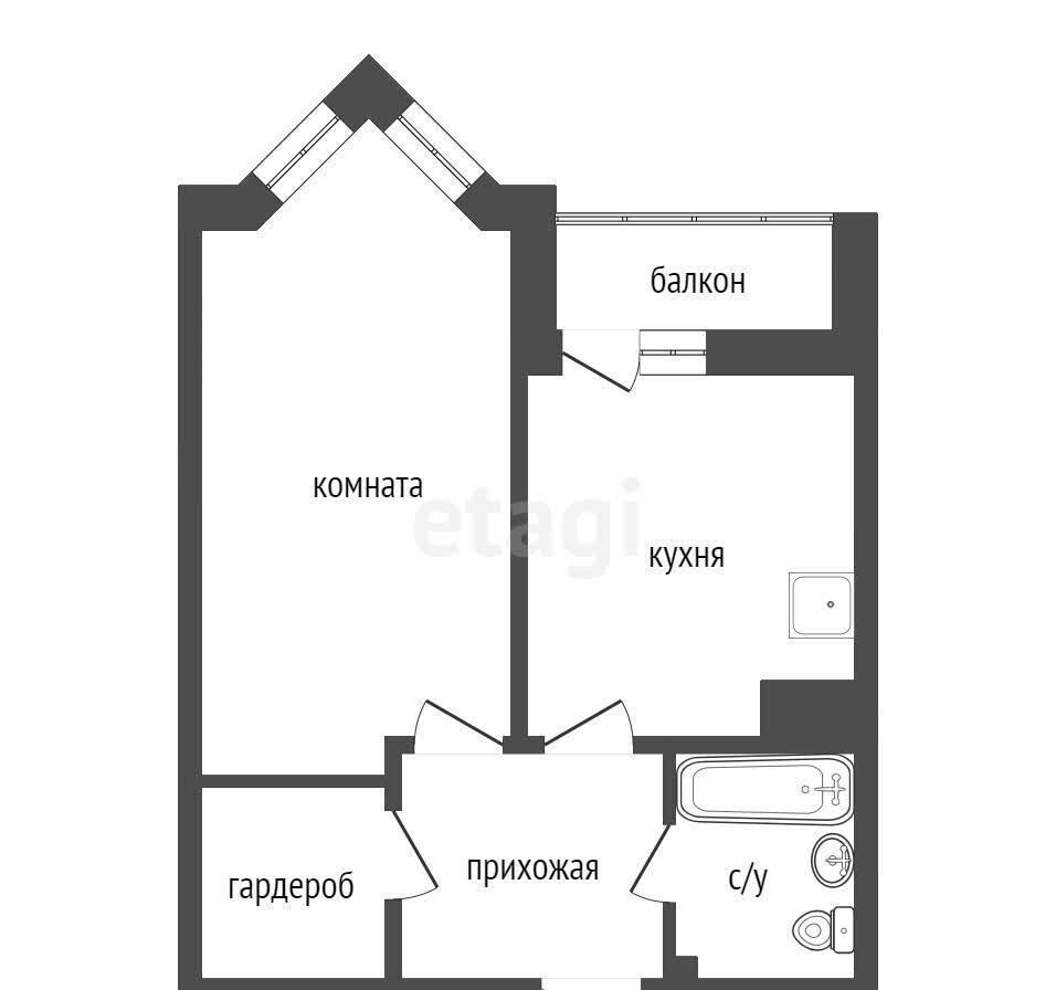 квартира г Красноярск р-н Советский ул Октябрьская 8 фото 23