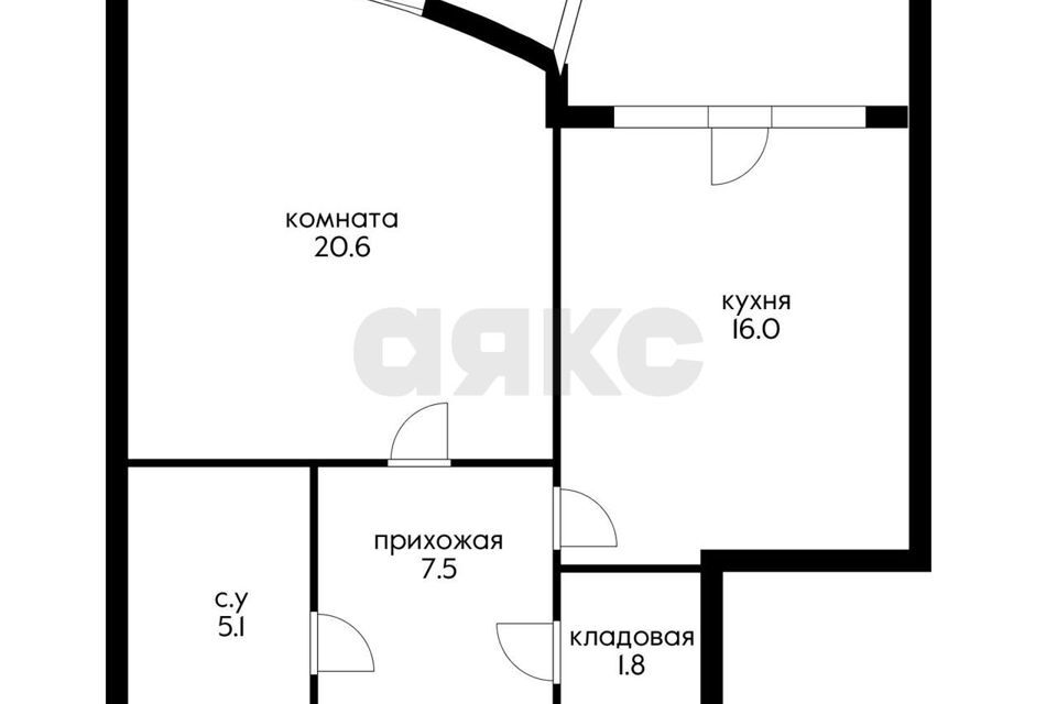 квартира г Краснодар р-н Западный ул им. Пушкина 6 муниципальное образование Краснодар фото 9