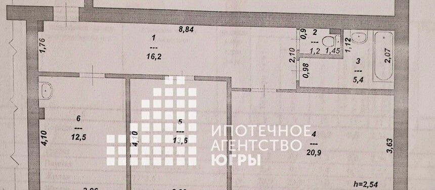 квартира г Ханты-Мансийск ул Свободы 61 фото 2