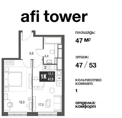 метро Свиблово СЗАО проезд Нансена 3 ЖК AFI Tower Московская область фото