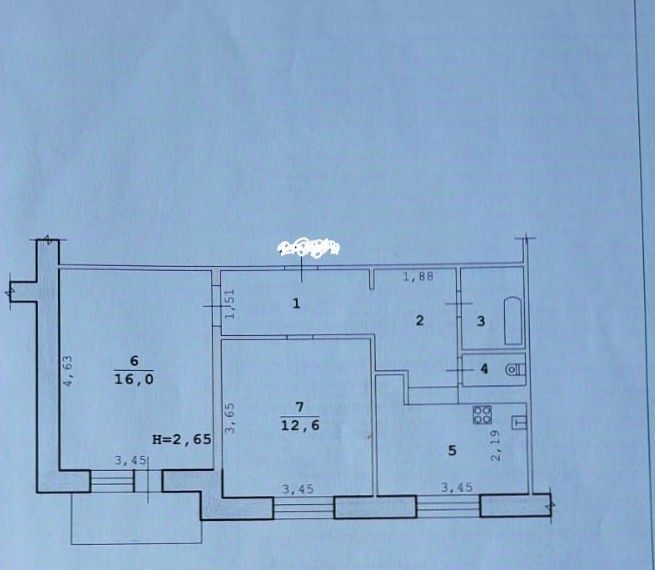 квартира г Волгоград р-н Дзержинский ул Историческая 142 фото 18