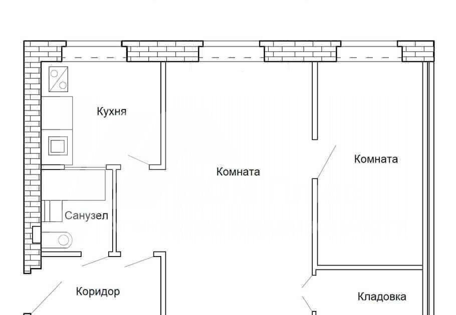 квартира г Вологда ул Тендрякова 2 фото 10