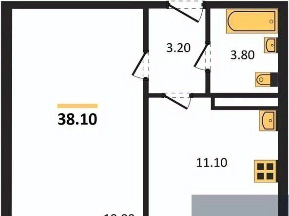 квартира р-н Новоусманский п Отрадное ул Осиновая фото 1