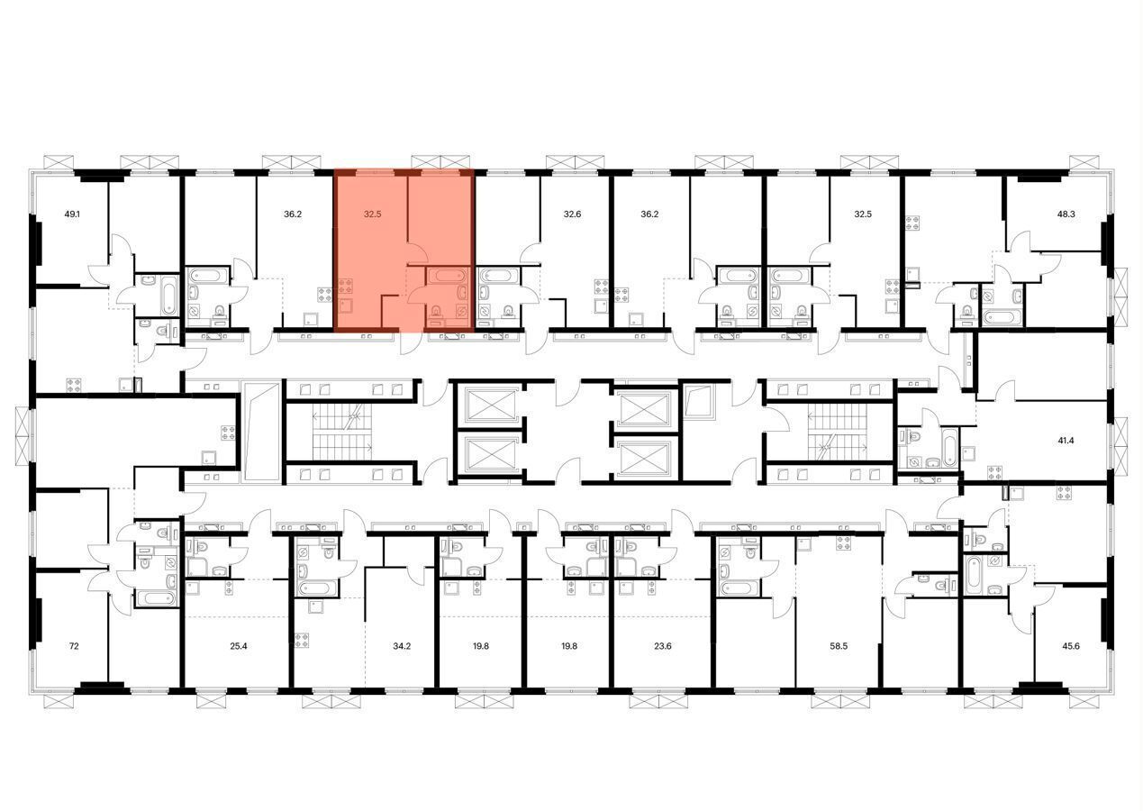 квартира г Москва метро Бутырская ЖК Руставели 14 к 2. 7 фото 2