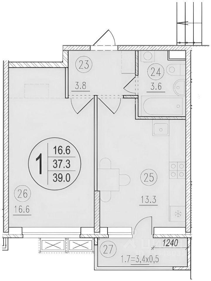 квартира г Краснодар пгт Калинино ЖК LIME р-н Прикубанский ул 2-я Российская 162 фото 2