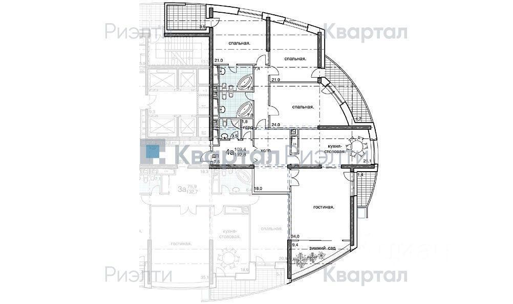 квартира г Москва пр-кт Ленинский 92/1 Московская область фото 40