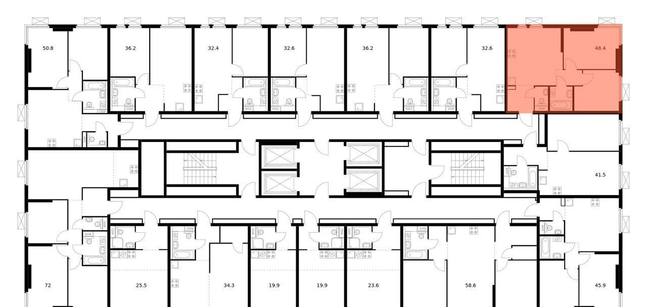 квартира г Москва метро Нагатинская Второй Нагатинский корп. 1. 3 фото 2